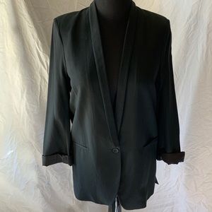 HELMUT LANG Shawl Lapel Boyfriend Blazer Jacket